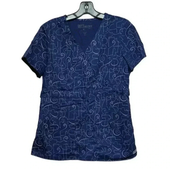 The Grey’s Anatomy by Barco Women’s V-Neck scrub top - Picture 1 of 4